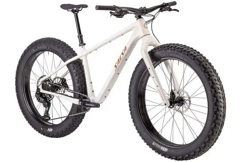 Salsa Beargrease C Eagle 70 Trans. 27.5-inch Carb. Bike in Frost White-1