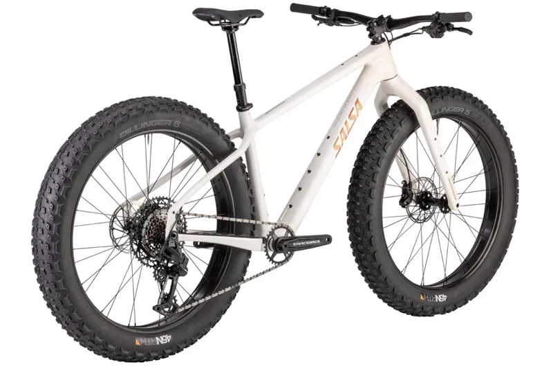 Salsa Beargrease C Eagle 70 Trans. 27.5-inch Carb. Bike in Frost White-2