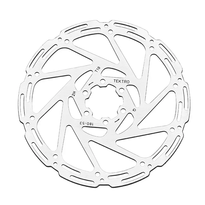 Tektro TR-53 180mm Disk Brake Rotor in Silver