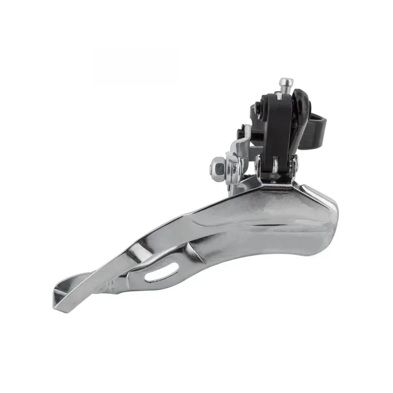 Sunrace FD-M2A Front Derailleur 6-7Sp Swing-Top In Silver/Black