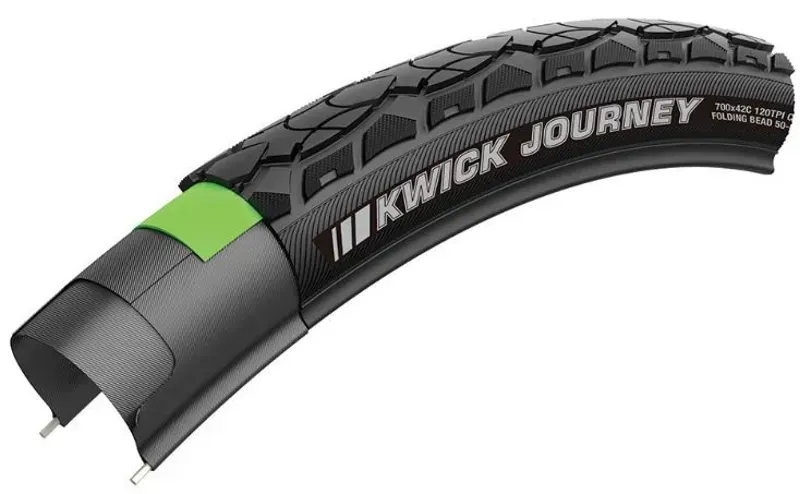 Kenda K1129 Kwick Journey 700x40c City Tire w/ K-Shield in Black/Reflect
