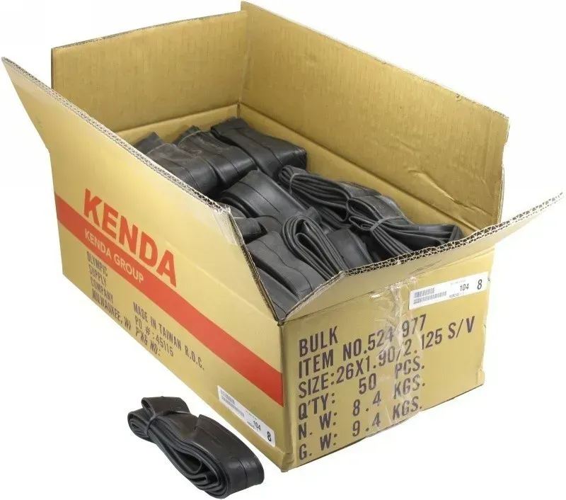 Kenda Bulk Tube 50-pack - 20x1.75x2.125-inch SV