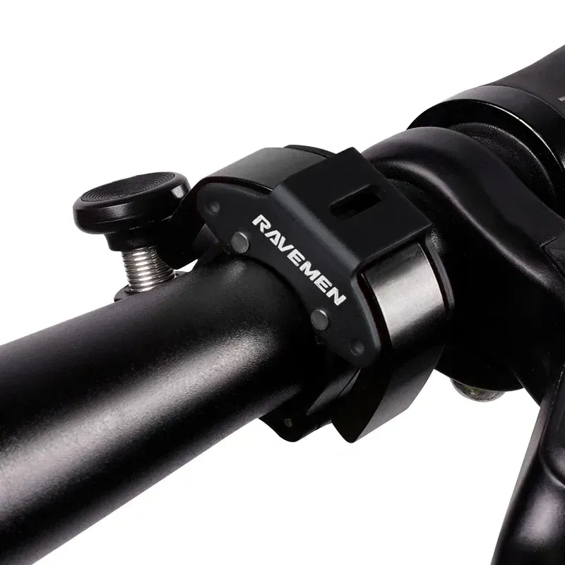 Ravemen Q4 22.2mm Bicycle Bell in Black-4