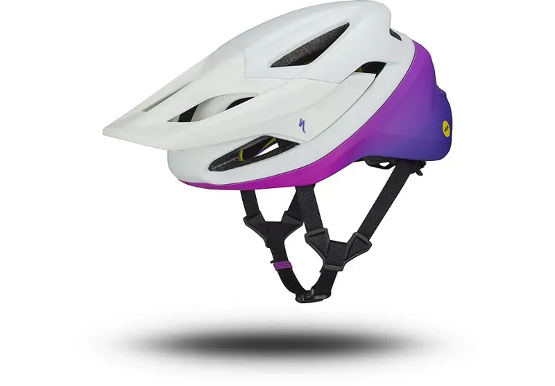 Specialized Camber Helmet in White Dune/Purple Orchid