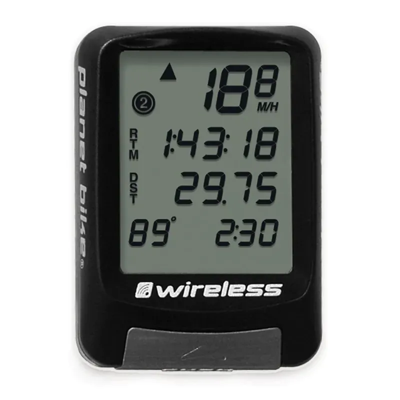 Planet Bike Protege 9.0 Wireless Cycle Computer in Black