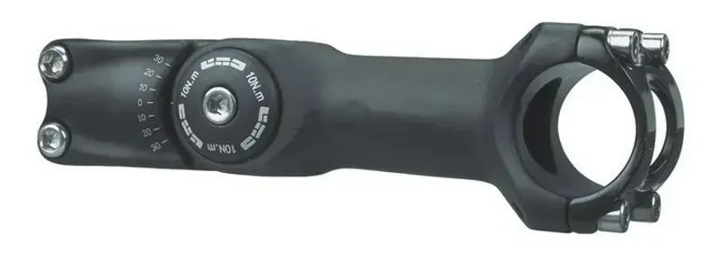 Kalloy AS-820 28.6x110mm 0/60-deg Adjustable Stem in Matte Black