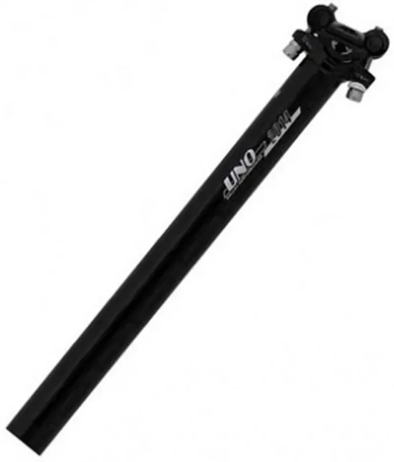 Kalloy SP-369 Micro-Top 27.2/350mm 0-offset Seatpost in Black