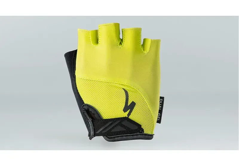 Specialized Body Geometry Dual-Gel Women's Short Finger Gloves in Green