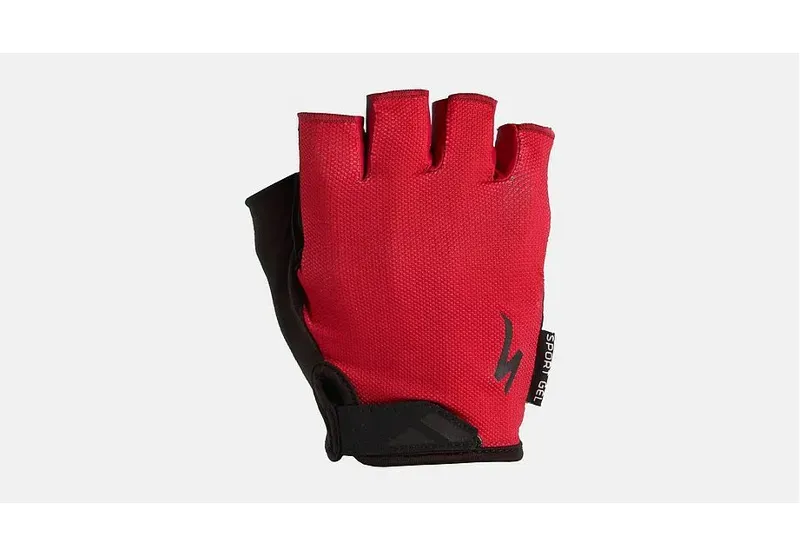 Specialized Body Geometry Sport Gel Short Finger Women's Gloves in Vivid Red
