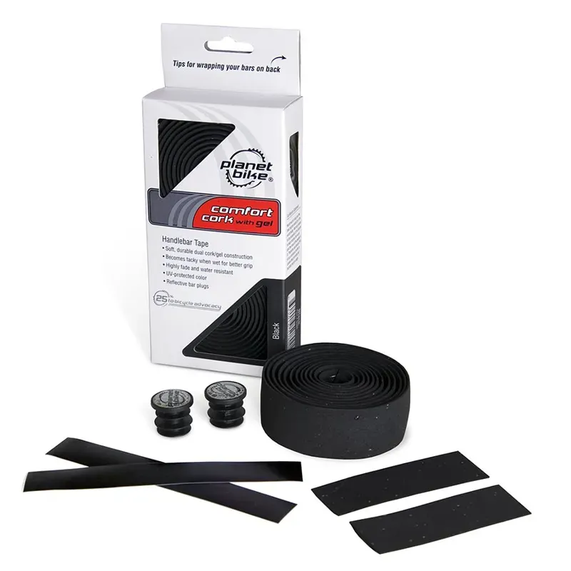 Planet Bike Comfort Cork Handlebar Tape in Black