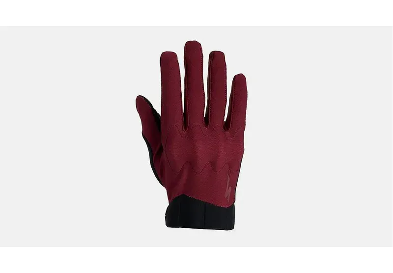Specialized Trail D3O Women's Long Finger Gloves in Garnet Red