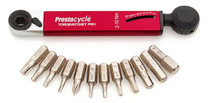 Prestacycle TorqRatchet Pro Wallet Set in Red-1
