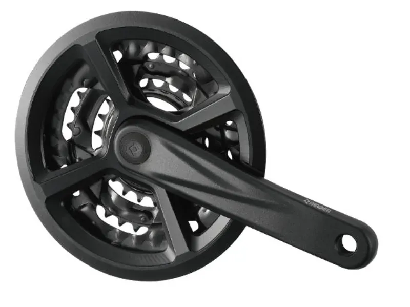Prowheel TS-CU05 3x9-speed ST Crankset 170mm w/ Chainguard in Black