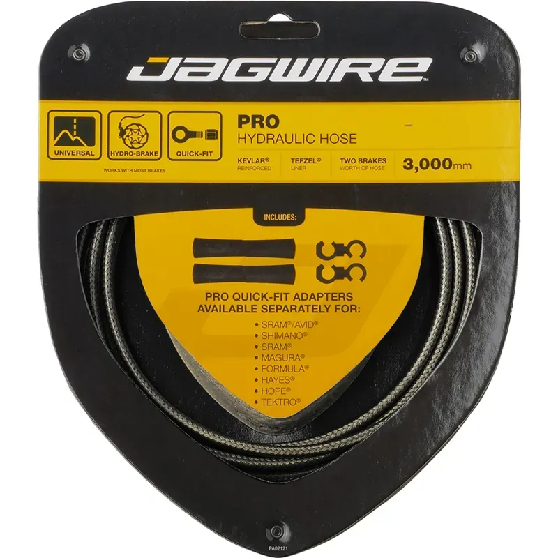 Jagwire Pro Hydraulic Disk Brake Hose Kit 3000mm in Carbon Silver