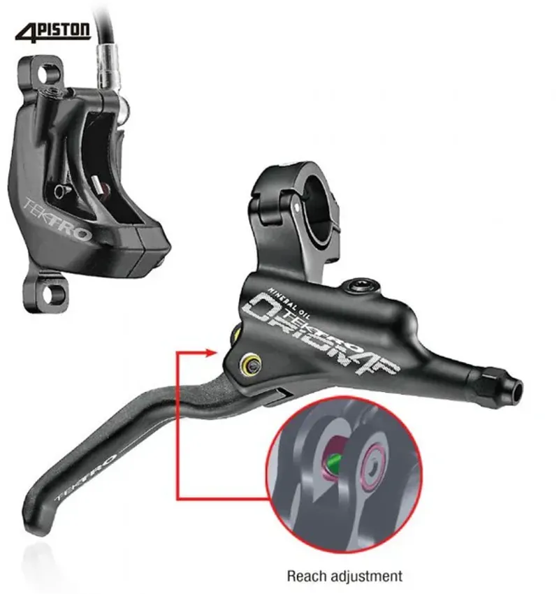 Tektro HD-M750 Orion eBike/MNT Rear Hydraulic Disk Brake in Black
