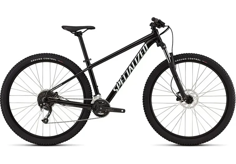 Specialized Rockhopper Trail Bike in Obsidian/Dune White-2
