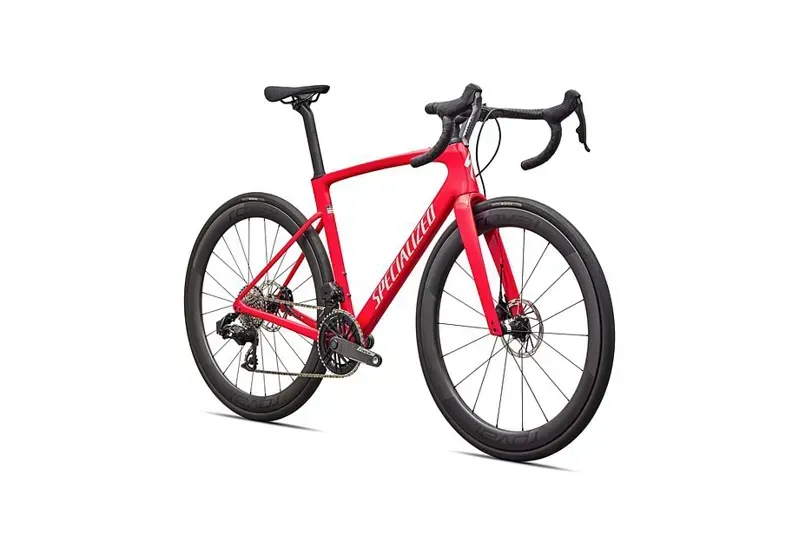 Specialized Roubaix SL8 Pro SRAM Force AXS Road Bike in Vivid Red/Silver-2