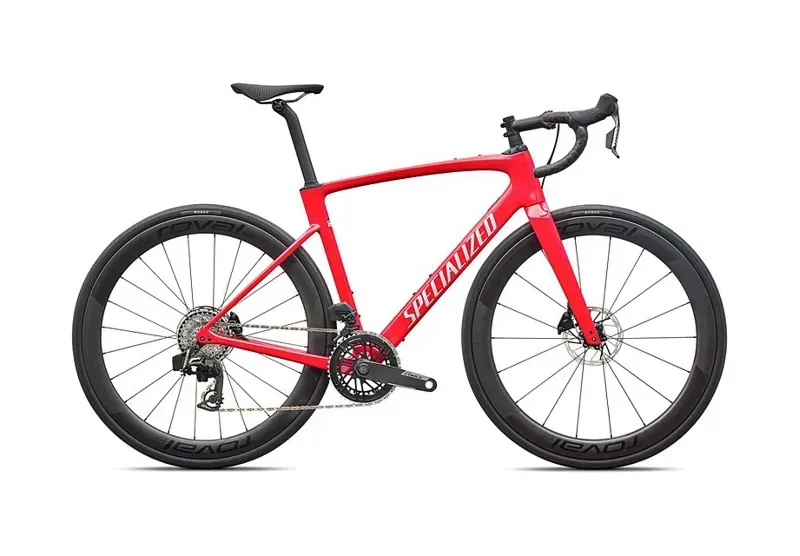 Specialized Roubaix SL8 Pro SRAM Force AXS Road Bike in Vivid Red/Silver-1