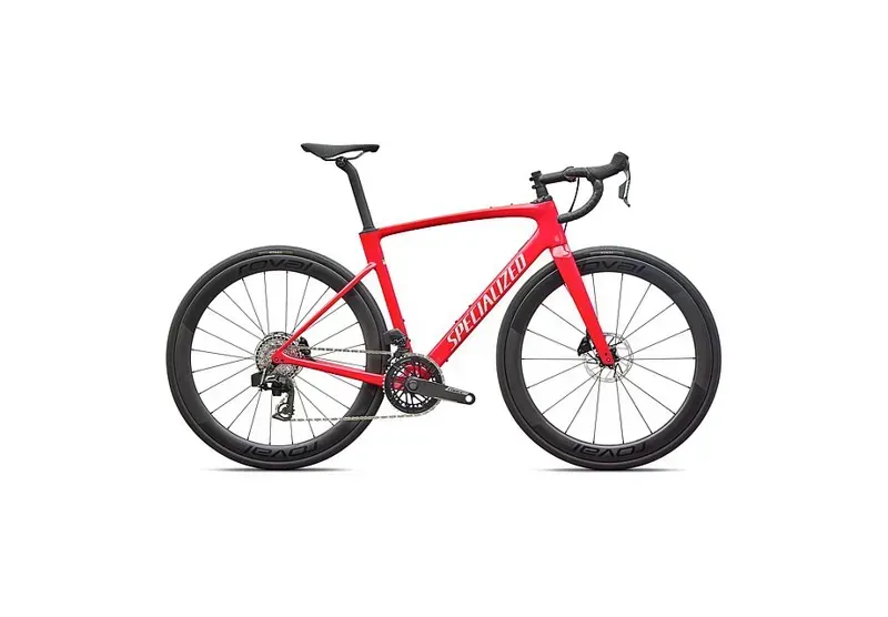 Specialized Roubaix SL8 Pro SRAM Force AXS Road Bike in Vivid Red/Silver-4