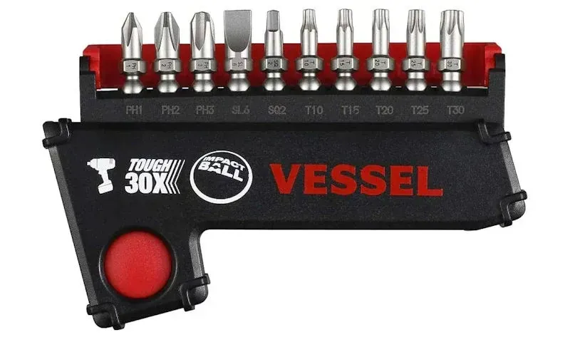 Vessel E-Assist 1-Speed Electric Screwdriver Bundle in Black-1