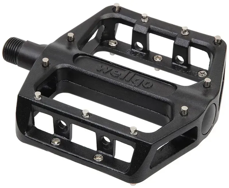 Wellgo BO87U Alloy 9/16-inch Platform Pedals in Black