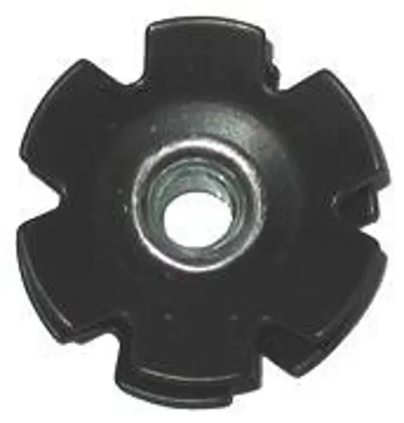 Wheels Manufacturing Double Flange 1-1/8-inch Starnut-2 10-bag in Black