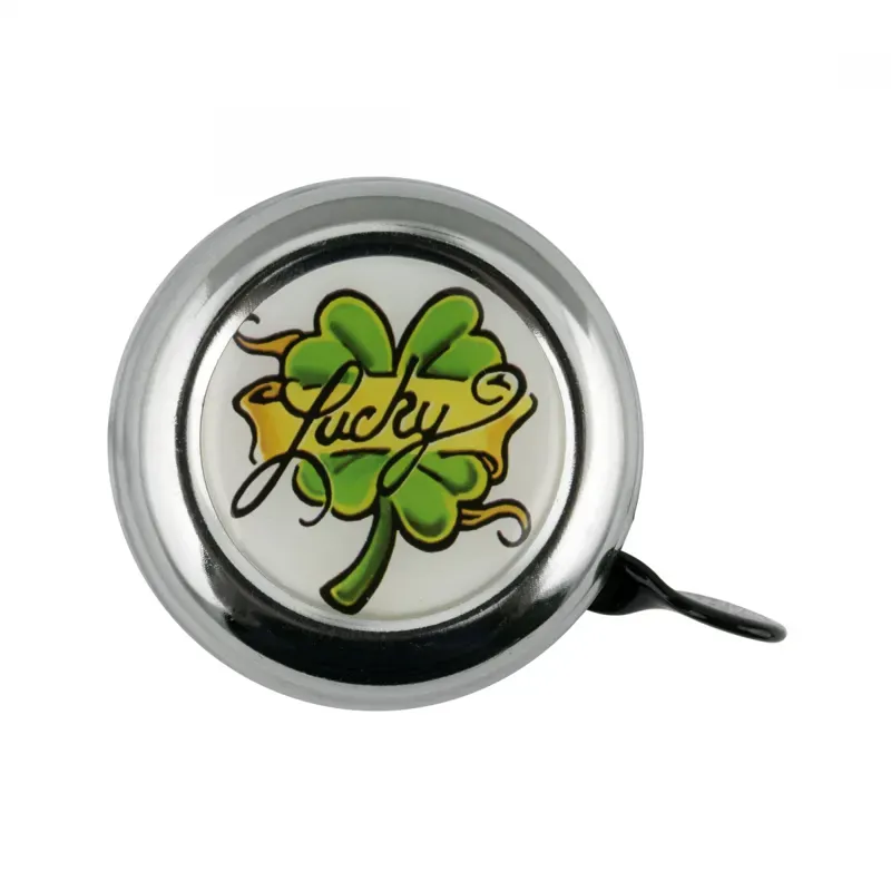 Clean Motion Silver Swell Bicycle Bell - Lucky