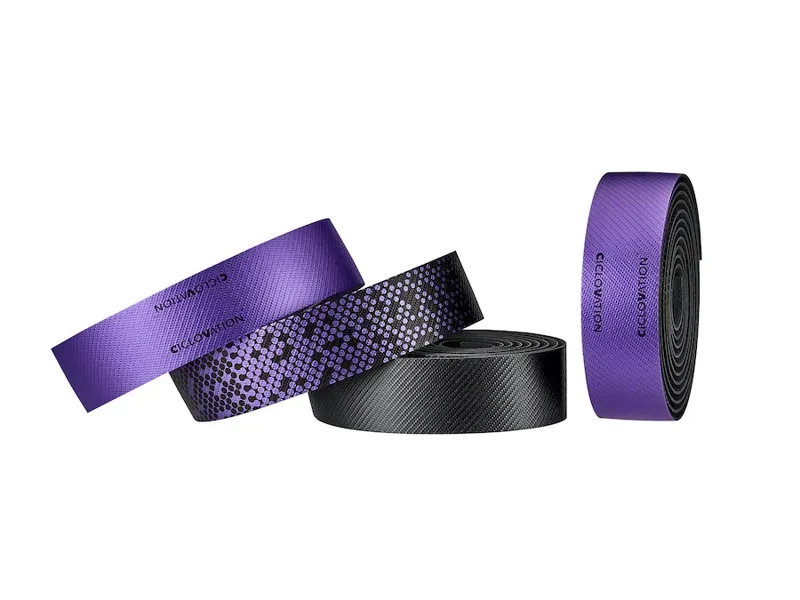 Ciclovation Seitex Leather Touch Handlebar Tape in Metallic Amethyst Purple