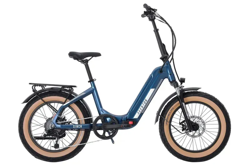Aventon Sinch 2 Step-Through Foldable Ebike in Midnight Black