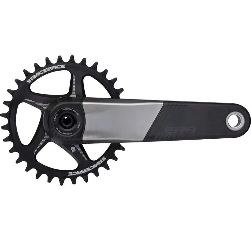 RaceFace Era Crankset - 165mm Direct Mount 136mm Spindle with CINCH Interface Carbon Stealth