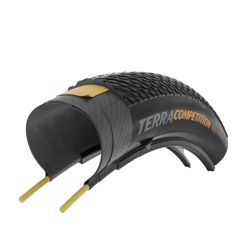 Continental Terra Competition Tire - 700 X 45 Tubeless Folding Black Rapid Race Casing E25 Black 700 x 45-3