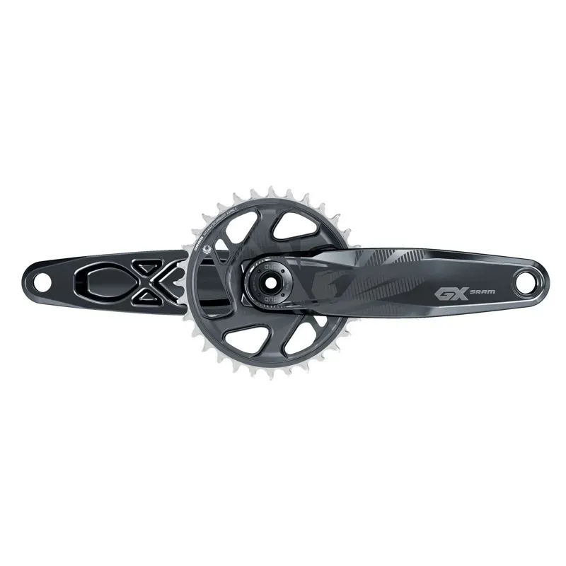 SRAM GX Eagle Fat Bike Crankset - 170mm 12-Speed 30t Direct Mount DUB Spindle Interface For 190mm Rear Spacing Lunar
