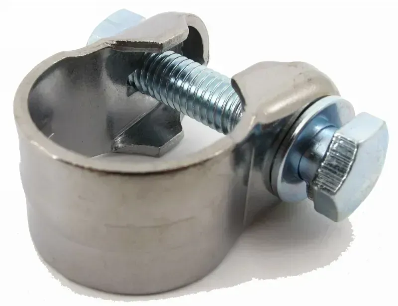 Cyclists' Choice TL-305 Steel Seat Post Clamp in Silver