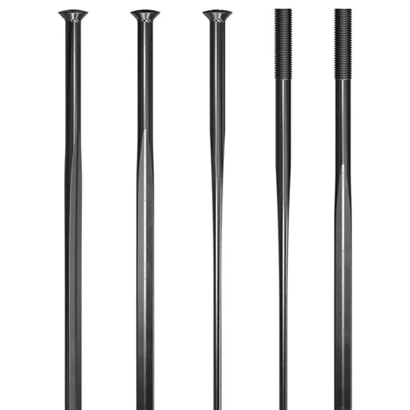 DT Swiss Aero Comp 2.0mm 280mm J-Bend Bladed Spoke Black-1