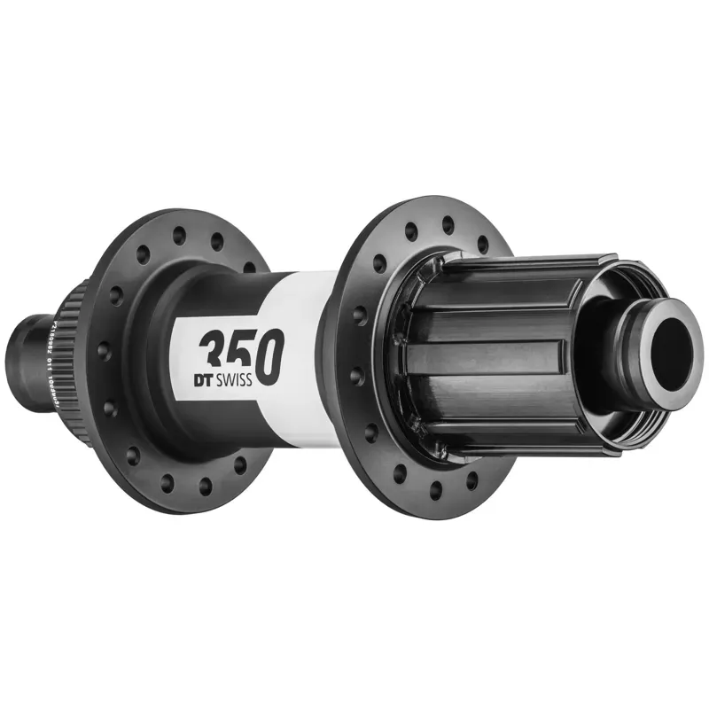 DT Swiss 350 32h12x148mm HG CL-Disk Rear Hub in Black/White