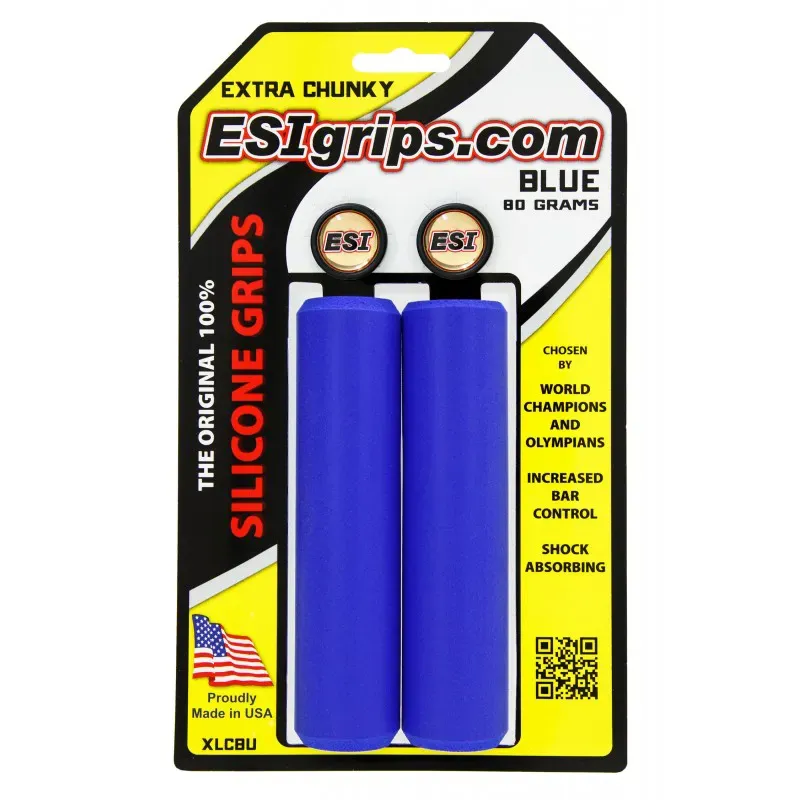 ESI Extra Chunky Bar Grips in Blue