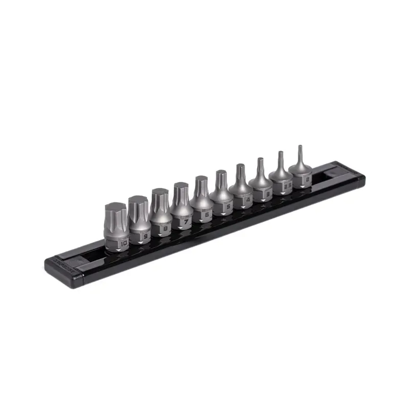 Grip Edge 10-piece RPT 1/4-inch Drive LP Metr. Hex DA Driver Bit Set-1