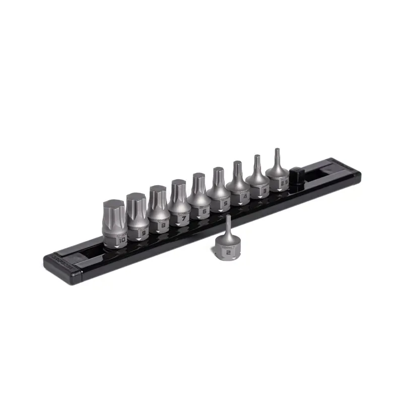 Grip Edge 10-piece RPT 1/4-inch Drive LP Metr. Hex DA Driver Bit Set-2