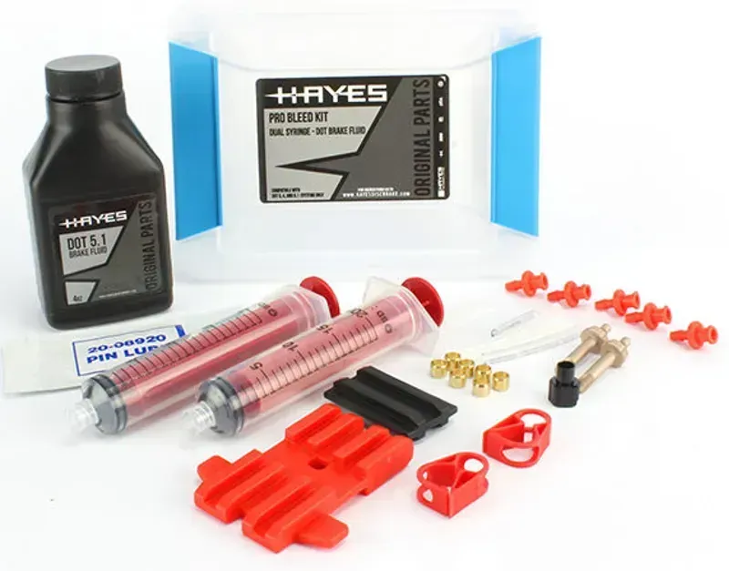 Hayes Pro Brake Bleed Kit Dot 5.1 in Clear/Red