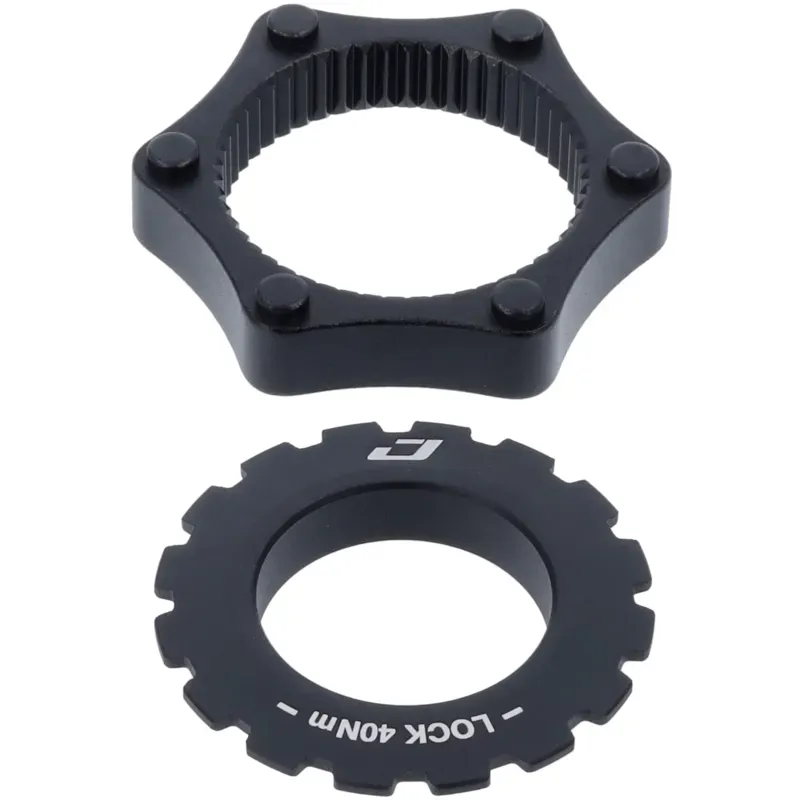 Jagwire Center Lock DB Rotor Lockring For 15-20mm Axles Alloy in Black