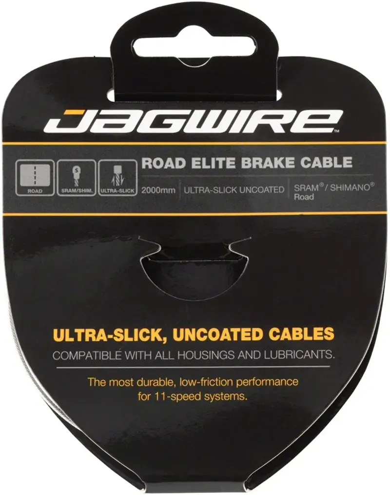 Jagwire Elite Ultra-Slick Brake Cable 1.5x2000mm in Silver