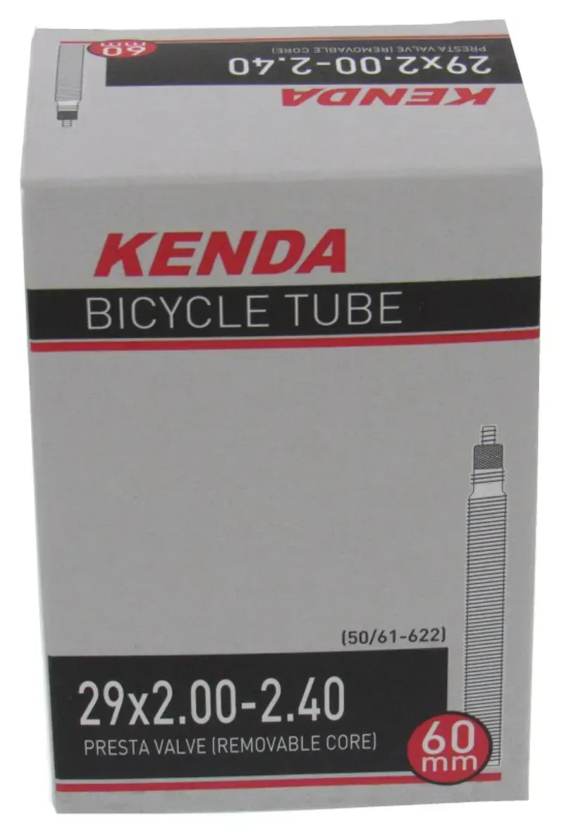 Kenda Standard RV60 29x2.00/2.40-inch Threaded Inner Tube in Black