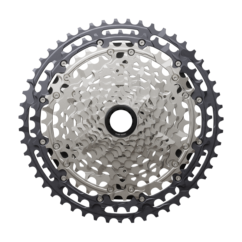 Shimano CS-M8200-12 Deore 12-speed XT Cassette in Black/Silver