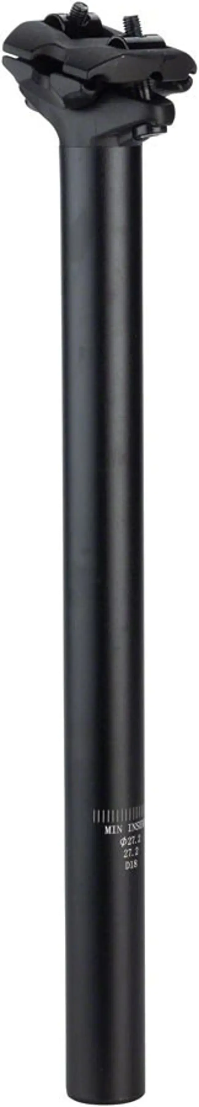 MSW Two-Bolt Seatpost 27.2 x 350mm in Black