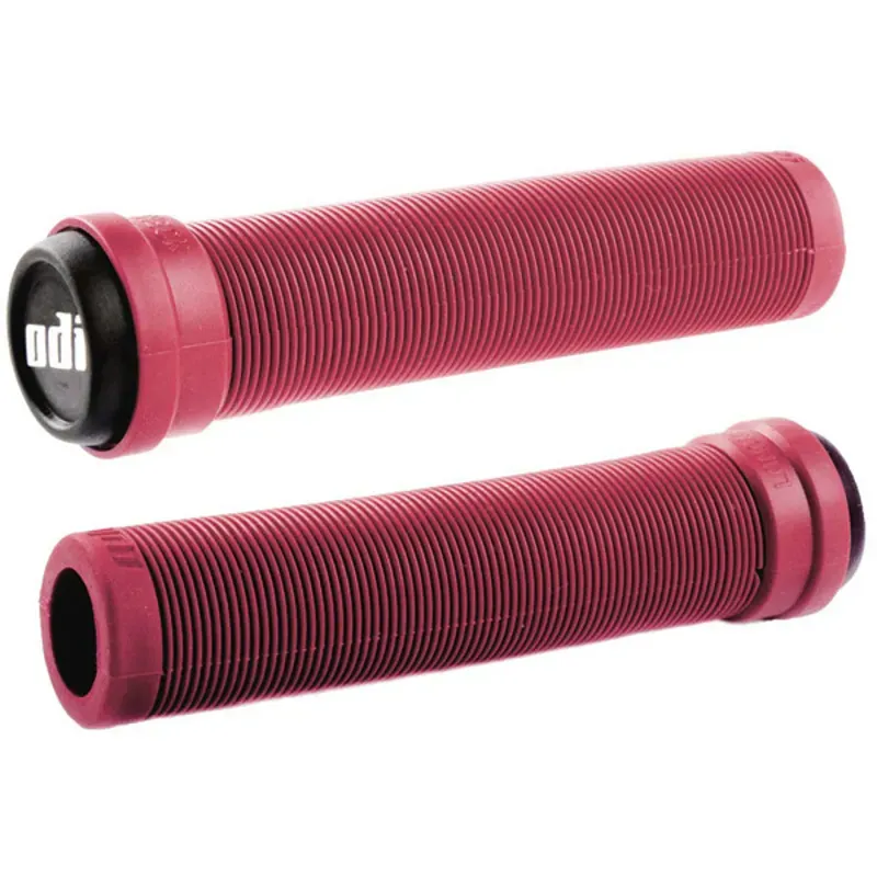 LONGNECK-FLANGELESS SINGLE PLY BMX GRIP 143mm Red