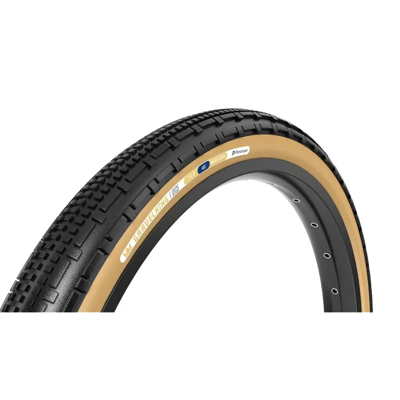Panaracer GravelKing SK Tire - 700 X 35 Tubeless Folding Black/ Brown Black/Brown 700 x 35