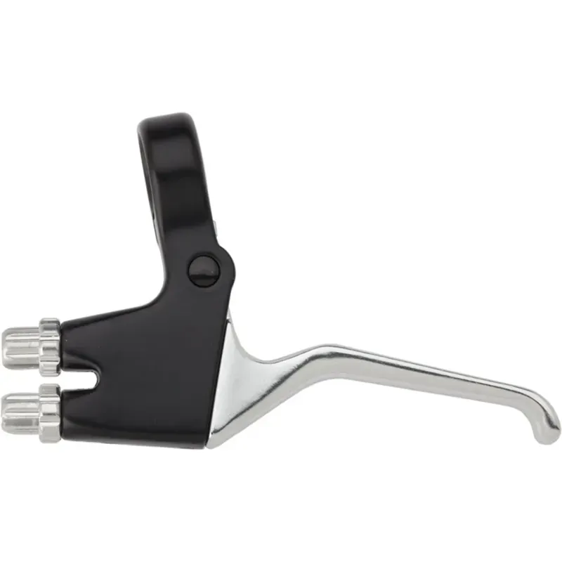 Problem Solvers Double Barrel Left Brake Lever in Silver