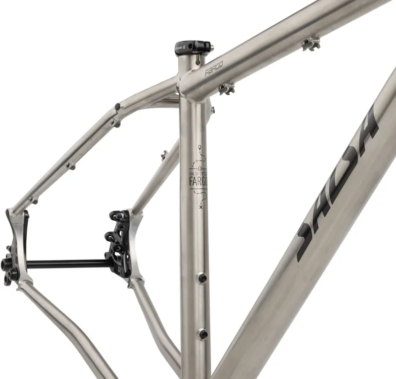 Salsa Fargo Ti Frameset - 29 Titanium Raw-5
