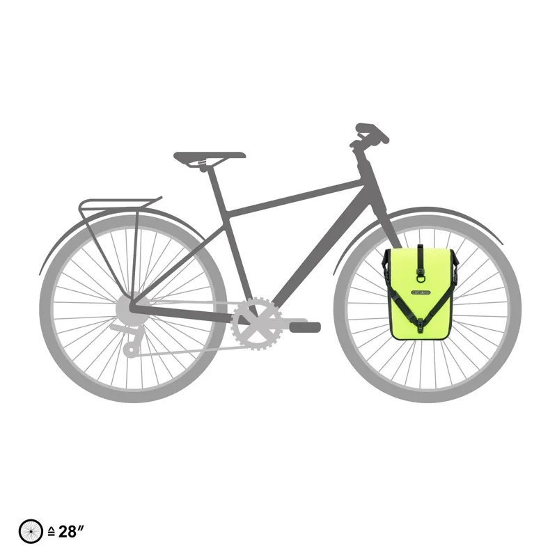 Ortlieb Sport-Roller High Visibility Pannier Pair 25L - Yellow-9