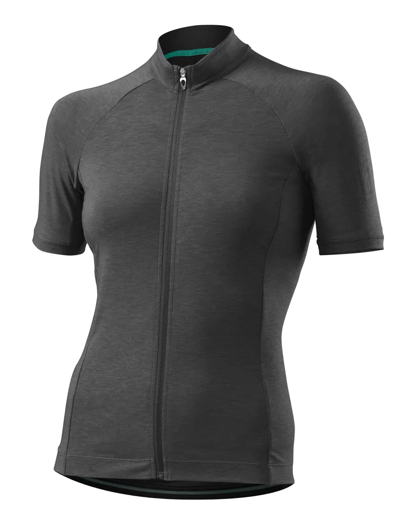 Specialized SL drirelease Merino SS Women's Jersey Large - Carbon Heather